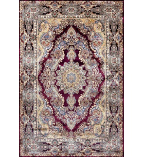 Dijital Kaymaz Yıkanabilir Etnik Salon Halısı Mutfak Halısı Koridor Halısı Yolluk 5156B