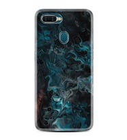 Oppo A5S A15 A16 A54 A55 A73 A74 Kılıf Desemli Silikon Colorful Abstract 1384