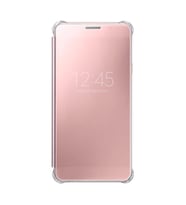 Galaxy A5 (2016) A510F ile Uyumlu Clear View Cover Rose Gold EF-ZA510CZEGWW