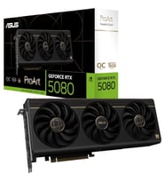 ASUS PROART-RTX5080-O16G-NVIDIA-GEFORCE-RTX 5080-16GB GDDR7-256bit--OC-2xHDMI-3xDP-RGB-DLSS4 EKRAN KARTI