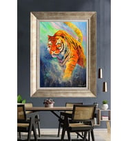 GÜMÜŞ ÇERÇEVELİ PASPARTULU TABLO C172