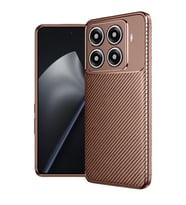 Mi 15T Pro Auto Focus Karbon Kapak - Kahverengi