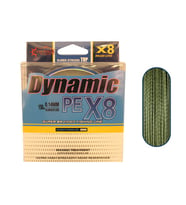 DYNAMIC PE 8X BRAID LINE 150 MT GREEN 0,18 MM