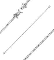 1.23ct (G-H vs) Pırlanta Suyolu Bileklik