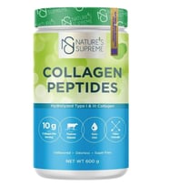 Nature's Supreme Collagen Peptides Powder 600 Gr Aromasız
