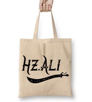 Hz Ali Alevi Zülfikar Bez Çanta Uzun Saplı