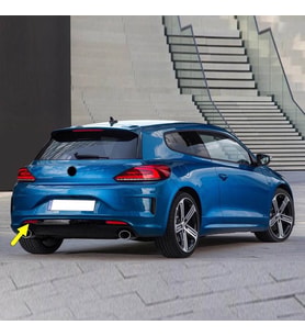 VW Scirocco R-Line 2015-2018 Arka Tampon Sol Reflektörü 1K8945105B