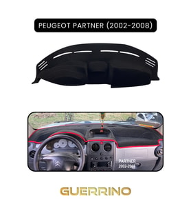 PEUGEOT Partner (2002-2008)TORPİDO KORUMA HALISI SİYAH KENAR