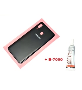 Samsung Galaxy A30 A305 Arka Pil Batarya Kapağı (B-7000) SİYAH