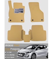 HYUNDAİ i30 (2011-2017) Uyumlu EVA Paspas Tam Set–Araca Özel,Kolay Montaj,Su Geçirmez