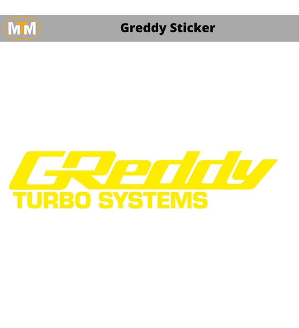 G Reddy Blue Vector Greddy Logo Sticker