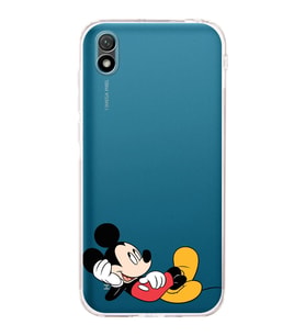Huawei Y5 2019  Kamera korumalı Kapak Mickey Mouse Tasarımlı  Şeffaf Kılıf
