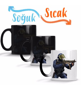 Csgo Counter Strike 02 Sihirli Kupa Bardak Porselen