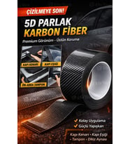 5D KARBON FİBER ARAÇ KORUMA BANDI Çizilmelere SON! Aracına Sportif & Premium Görünüm! 7cm 3 metre