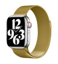Apple Watch 42mm Uyumlu Kordon Hasır Metal Mıknatıslı Örgü Zore KRD-01 Kayış