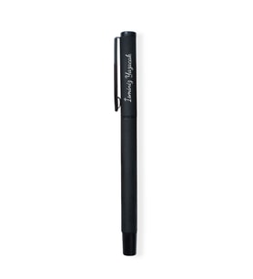 İsme Özel Roller Kalem (14 CM) Kişiye Özel Hediyelik (Siyah)