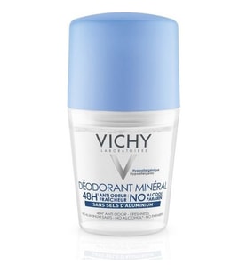 Vichy Alüminyum Tuzu İçermeyen Terleme Karşiti 48 Saat Etkinlik Gösteren Mineral Roll-On