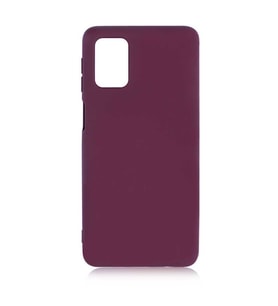 Samsung Galaxy M31S Kılıf Orj Lansman Serisi Pürüzsüz Esnek Kadife İç Kısım (Koyu Mor)