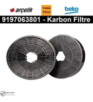 Arçelik P 180 TI Sürgülü Aspiratör Karbon Filtre 180TI 9197063801
