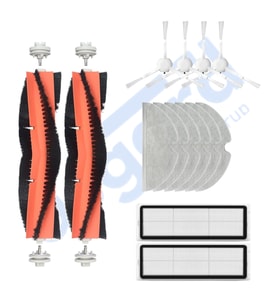 Dreame F9 - Z10 Pro Uyumlu 2 Ana Fırça 4 Yan Fırça 2 Filtre 6 Mop PKT-iasgf0001066