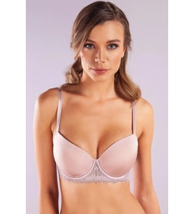 Giyim Garland Big Size Plunge Bra, Açık Pembe Konforlu Ve Şık Sütyen