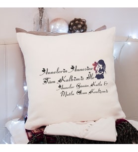 Anneler Günü Tasarımlı Yastık