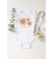 Sunflower Uzun Kol Çıtçıtlı Bebek Body