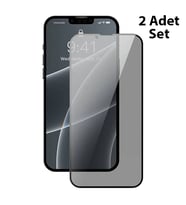 Baseus iPhone 13 Mini 0.23mm Gizlilik Hayalet Full Ekran Koruyucu 2 Adet Set-(5775) - SSSSSS6429-73