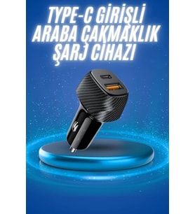 38W Oto Çakmaklık Araç Içi Şarj Cihazı Hızlı Şarj Uzun Ömürlü