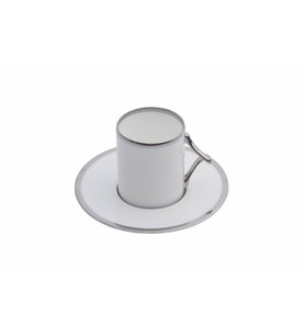 Porland Limoges Platin Kahve Takımı 4 Parça