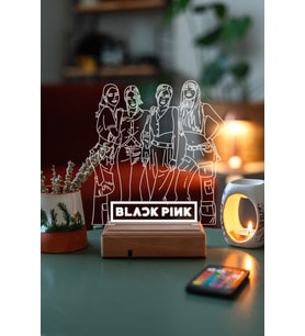 Blackpink 16 Renk Kumandalı 3D Gece Lambası