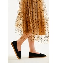 AVONA KADIN SİYAH ESPADRİL