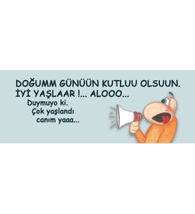 Alooo Doğum günün kutlu olsun  Hediye Kupa Love Bug-T