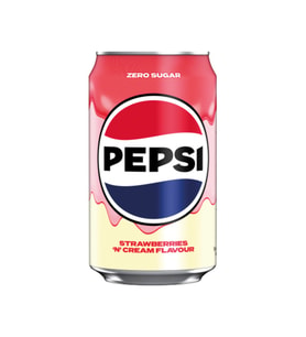 Pepsi Strawberries 'n Cream Flavour Zero Sugar - Karışık Aromalı Şekersiz Tatlandırıcılı Gazlı İçecek 330 ML