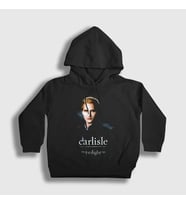 Presmono Unisex Çocuk Siyah Carlisle Cullen Vampire Twilight Kapüşonlu Sweatshirt 310198tt