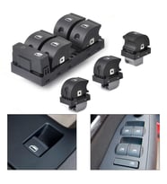 Audi A4 Dörtlü Ve Tekli Cam Anahtari Dügmesi Seti 2002--2008 444262492