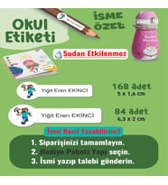 Okul Etiketi Kalem Defter Etiketi Minecraf Temalı Özel İsim Yazılabilen Etiket - 252Adet
