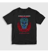 Presmono Unisex Çocuk Siyah Madness V2 Animals As Leaders T-Shirt 523162tt