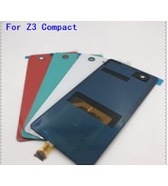 Sony Xperia Z3 Mini Compact Arka Pil Batarya Kapak Siyah (Kırmızı)