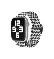Watch 38Mm Kordon - Zigzag Siyah-Beyaz