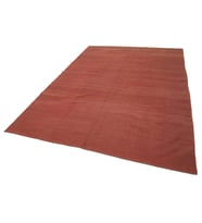 Modern Kırmızı El Dokuma Kilim Yün Dokulu Sade Salon Kilimi Mutfak Yatak Odası Seçimi