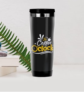 Coffee Tasarımlı Çelik Termos Bardak