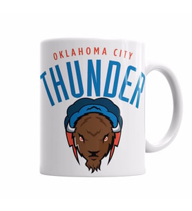 Oklahoma City Thunder  Kupa Bardak Porselen