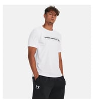 UNDER ARMOUR UA Camo Chest Stripe Beyaz Erkek T-Shirt 1376830-100