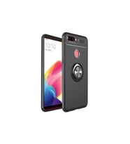 Oppo AX7 Uyumlu Kılıf Zore Ravel Silikon Kapak (Siyah)
