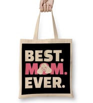 Poodle Mom 01 Bez Çanta Uzun Saplı