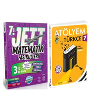 Ünlüler Yayınları 7. Sınıf Matematik JETT Soru Fasikülleri ve Arı Atölyem Seti 2 Kitap