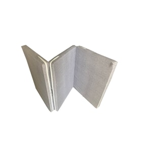Katlanır Yer Yatağı Sünger Yatak Gri Kırçıllı 80x180 Cm-6 Cm Tek Kişilik