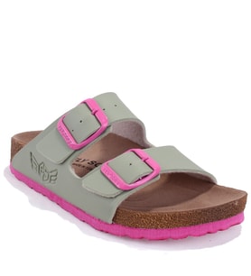 Fly Soft S901002 Su Yeşili Günlük Ortopedik Kız Çocuk Spor Terlik
