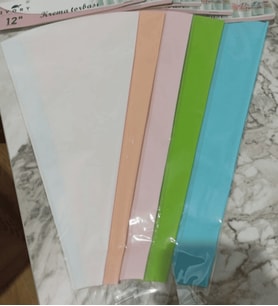 5 Adet Silikon Krema Torbası - Yıkanabilir , Tekrar Kullanılabilir Pasta Süsleme Torbası